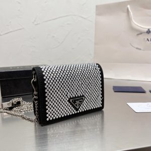 Replica Designer er Prada Women Fashion Imitation Diamond Retro Casual Bag