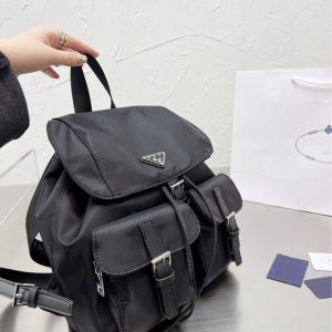 Replica Designer er Prada Women Fashion Large-Capacity Casual Backpack Bag