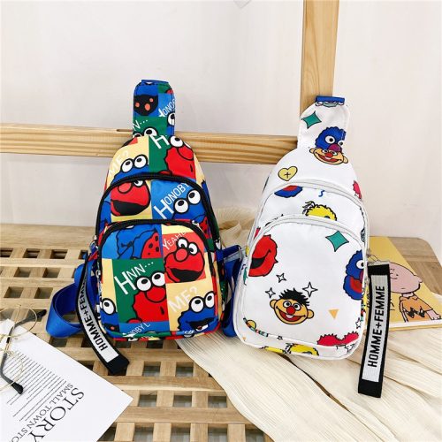 Replica Designer er Sesame Street ELMO Kids Casual Chest Bag