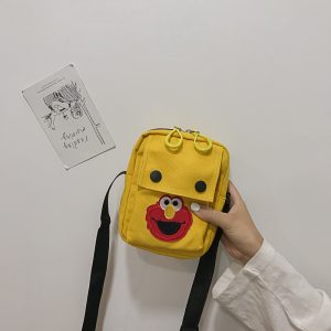 Replica Designer er Sesame Street ELMO Sesame Street Bag Kids Mobile Phone Messenger Bag