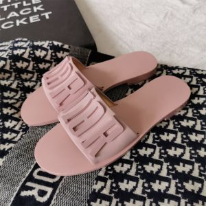 Replica Dior Women Fashion Metal Buckle Slippers