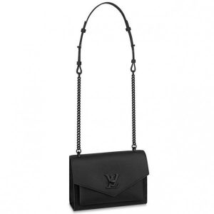 Replica Louis Vuitton All Black Mylockme BB Bag M55848 BLV777 For Sale