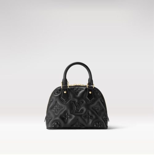 Replica Louis Vuitton Alma BB Bag Black LV M59793 For Sale