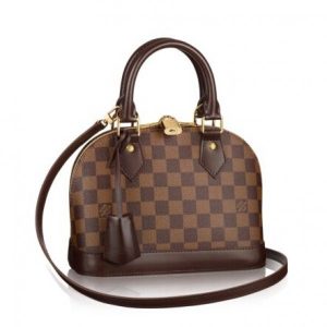 Replica Louis Vuitton Alma BB Bag Damier Ebene N41221 BLV116 For Sale
