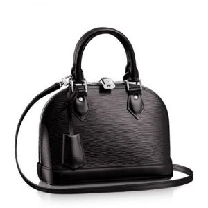 Replica Louis Vuitton Alma BB Bag In Black Epi Leather M40862 BLV197 For Sale