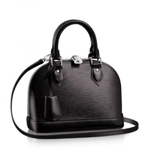 Replica Louis Vuitton Alma BB Bag In Black Epi Leather M40862 BLV197 For Sale