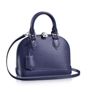 Replica Louis Vuitton Alma BB Bag In Indigo Epi Leather M40855 BLV196 For Sale