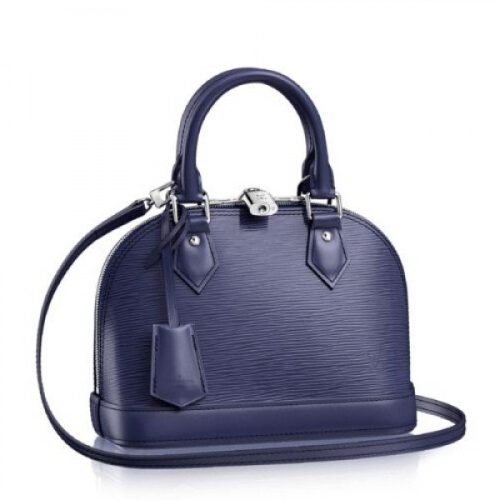 Replica Louis Vuitton Alma BB Bag In Indigo Epi Leather M40855 BLV196 For Sale
