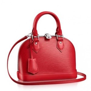 Replica Louis Vuitton Alma BB Bag In Red Epi Leather M40850 BLV182 For Sale