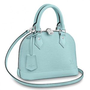Replica Louis Vuitton Alma BB Bag In Seaside Epi Leather M56206 BLV143 For Sale