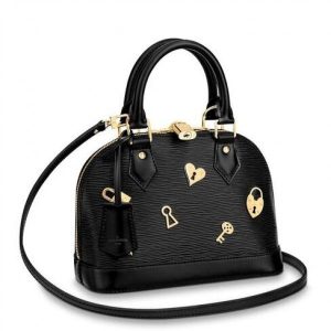 Replica Louis Vuitton Alma BB Bag Love Lock M52884 BLV226 For Sale