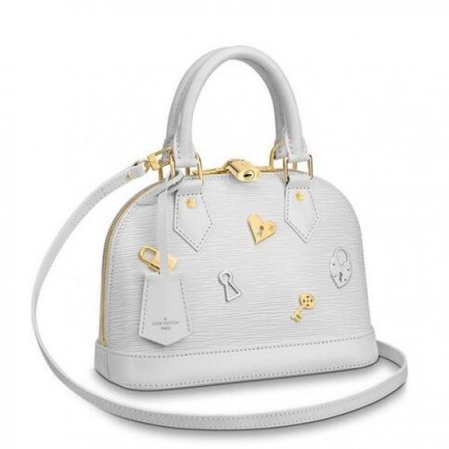 Replica Louis Vuitton Alma BB Bag Love Lock M52885 BLV218 For Sale