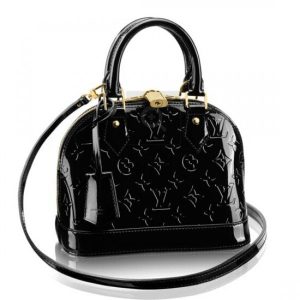 Replica Louis Vuitton Alma BB Bag Monogram Vernis M50418 BLV597 For Sale
