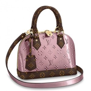 Replica Louis Vuitton Alma BB Bag Monogram Vernis M90583 BLV598 For Sale