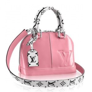 Replica Louis Vuitton Alma BB Bag Patent Leather M54704 BLV666 For Sale