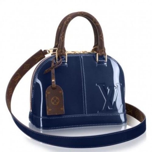 Replica Louis Vuitton Alma BB Bag Patent Leather M54705 BLV667 For Sale