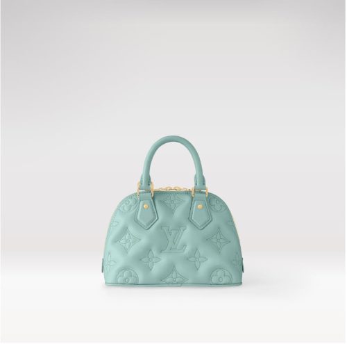 Replica Louis Vuitton Alma BB Bag Vert d'Eau Green LV M20855 For Sale
