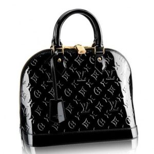 Replica Louis Vuitton Alma PM Bag Monogram Vernis M90185 BLV611 For Sale