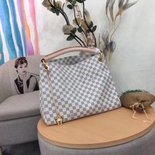 Replica Louis Vuitton Artsy GM Bag Damier Azur N41173 BLV072 For Sale