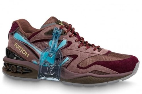 Replica Louis Vuitton Aubergine LV Trail Sneakers For Sale