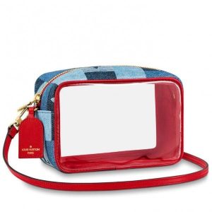 Replica Louis Vuitton Beach Pouch Monogram Denim M68765 BLV475 For Sale