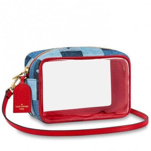 Replica Louis Vuitton Beach Pouch Monogram Denim M68765 BLV475 For Sale