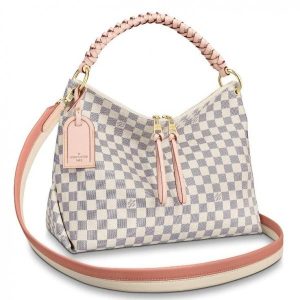 Replica Louis Vuitton Beaubourg Hobo MM Bag Damier Azur N40343 BLV040 For Sale