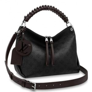 Replica Louis Vuitton Beaubourg Hobo MM Mahina Leather M56073 BLV233 For Sale