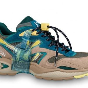 Replica Louis Vuitton Beige LV Trail Sneakers For Sale