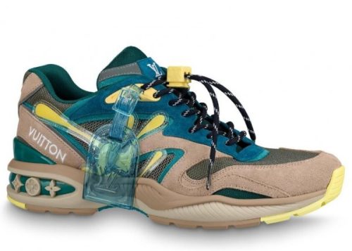 Replica Louis Vuitton Beige LV Trail Sneakers For Sale