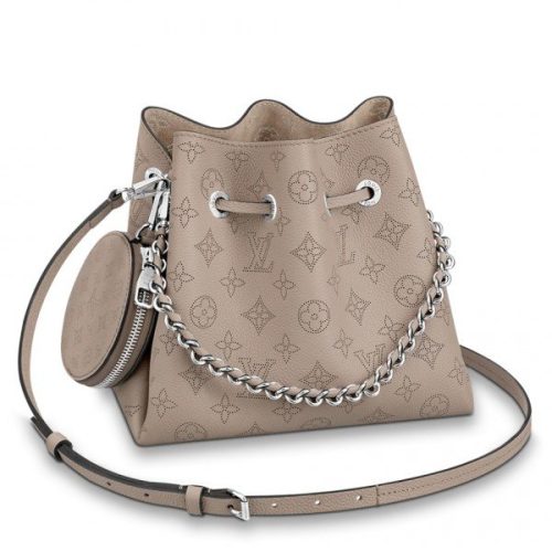 Replica Louis Vuitton Bella Bag In Galet Mahina Leather M57201 BLV253 For Sale