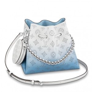 Replica Louis Vuitton Bella Bag In Gradient Blue Mahina Leather M57856 BLV247 For Sale