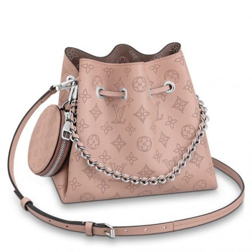 Replica Louis Vuitton Bella Bag In Magnolia Mahina Leather M57068 BLV243 For Sale