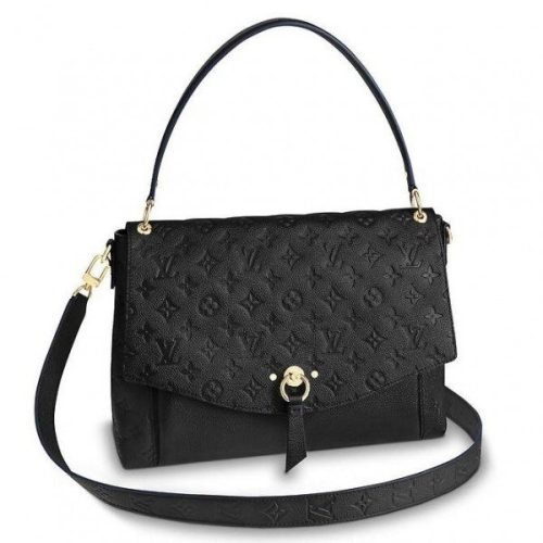 Replica Louis Vuitton Black Blanche Bag Monogram Empreinte M43616 BLV535 For Sale
