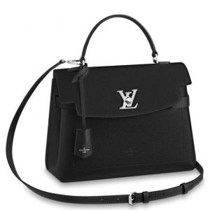 Replica Louis Vuitton Black Lockme Ever Bag M51395 BLV735 For Sale
