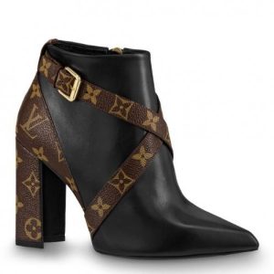 Replica Louis Vuitton Black Matchmake Ankle Boot For Sale