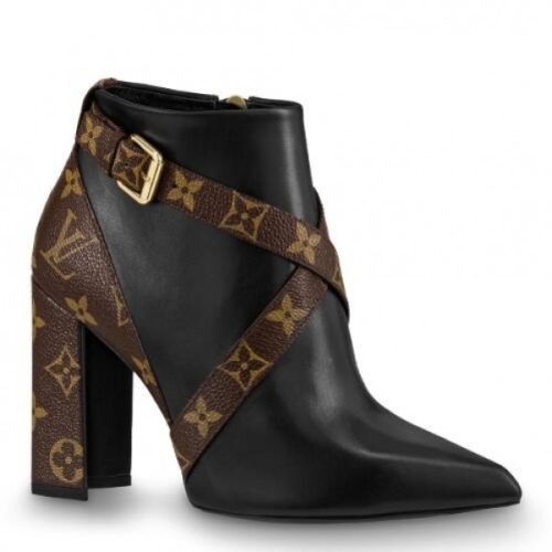 Replica Louis Vuitton Black Matchmake Ankle Boot For Sale