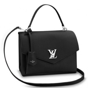 Replica Louis Vuitton Black My Lockme Bag M54849 BLV763 For Sale