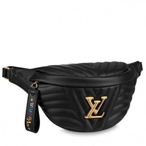 Replica Louis Vuitton Black New Wave Bum Bag M53750 BLV639 For Sale