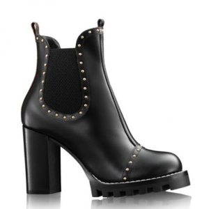 Replica Louis Vuitton Black Rockabily Ankle Boot For Sale
