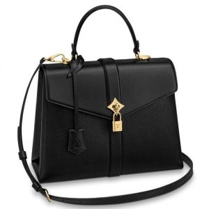 Replica Louis Vuitton Black Rose des Vents MM Bag M53816 BLV747 For Sale