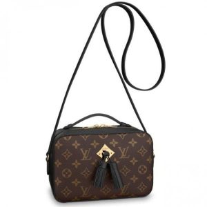 Replica Louis Vuitton Black Saintonge Bag Monogram M43555 BLV423 For Sale