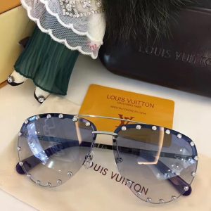 Replica Louis Vuitton Blue Pink The Party Sunglasses Z0913U For Sale