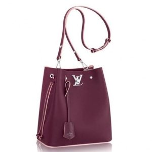 Replica Louis Vuitton Bordeaux Lockme Bucket Bag M54680 BLV761 For Sale