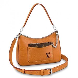 Replica Louis Vuitton Brown Marelle Bag Epi Leather M80794 BLV180 For Sale