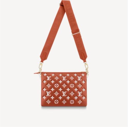Replica Louis Vuitton COUSSIN PM Bag Terracotta Brown M20761 For Sale