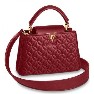 Replica Louis Vuitton Capucines BB Bag In Quilting Lambskin M55360 BLV819 For Sale