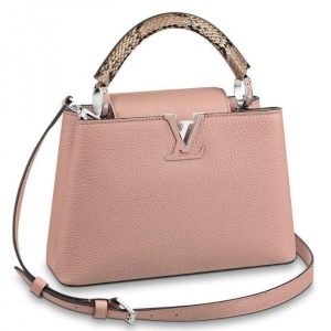 Replica Louis Vuitton Capucines BB Bag With Python Handle N92042 BLV816 For Sale