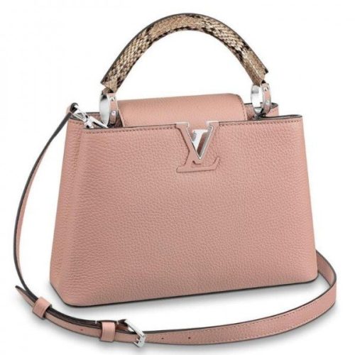 Replica Louis Vuitton Capucines BB Bag With Python Handle N92042 BLV816 For Sale