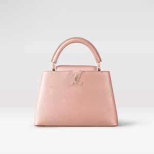 Replica Louis Vuitton Capucines BB LV Bag Pearly Pink M21103 For Sale